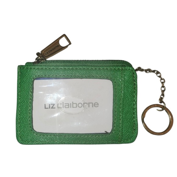 Liz Claiborne Handbags - NWOT Liz Claiborne Green Card Holder Keychain